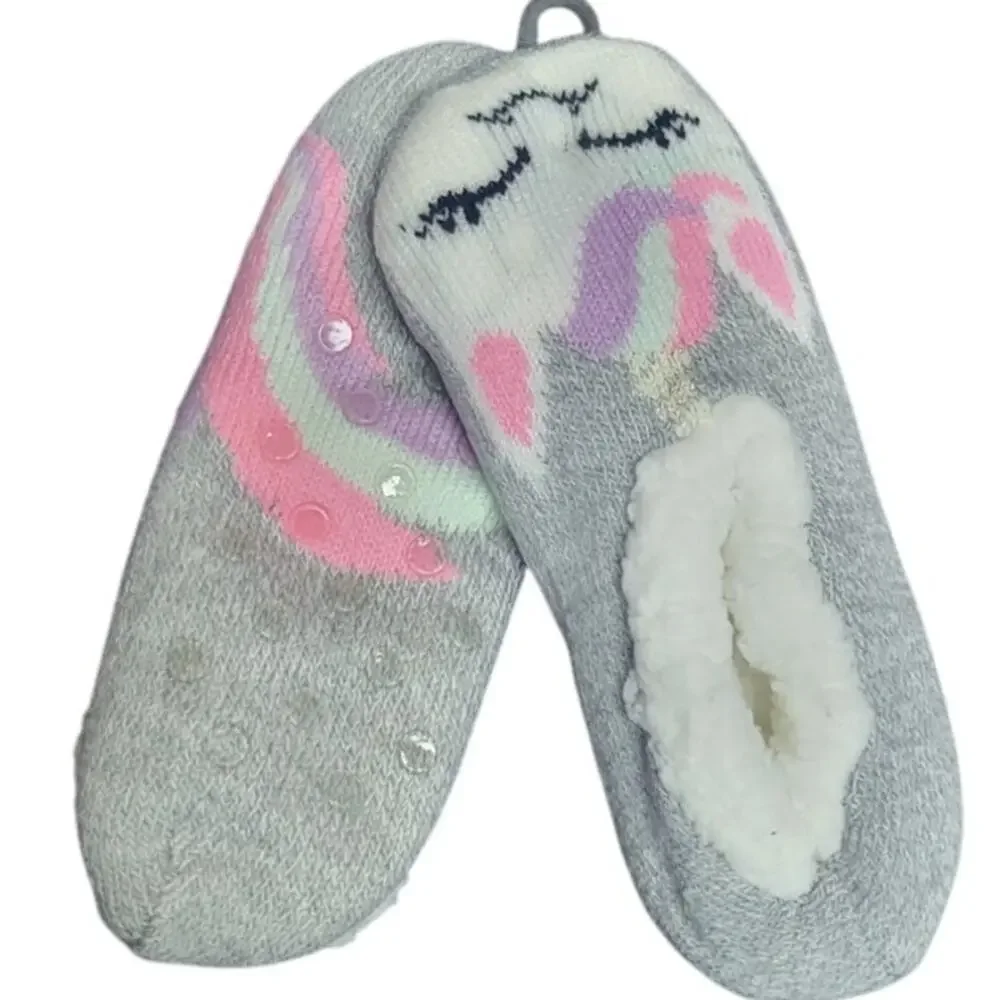 Northeast Outfitters Youth Unicorn Cozy Cabin Slipper Socks Y10K-4 Small